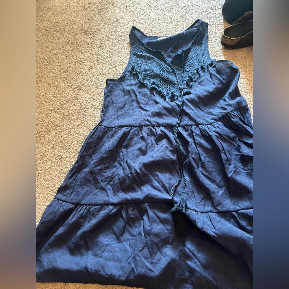 C+D+M navy blue‎ dress small